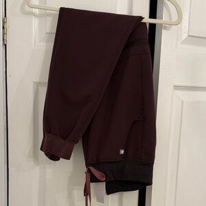 Figs Espresso High-Waisted Jogger Pants